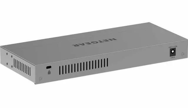 Alt view image 3 of 4 - NETGEAR 8-Port Gigabit Ethernet Unmanaged Switch with 1 dedicated 10G SFP+ Port | GS108MX-100NAS