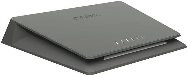 Alt view image 3 of 6 - D-Link 6-Port Multi-Gigabit (1x10Gb & 5x2.5Gb) Ethernet Switch with PC Gaming Turbo-mode and Color Indicator - (DMS-106XT)
