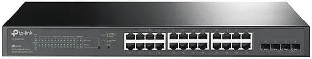 Alt view image 3 of 4 - TP-Link JetStream 28-Port Gigabit Smart Switch with 24-Port PoE+ (TL-SG2428P)