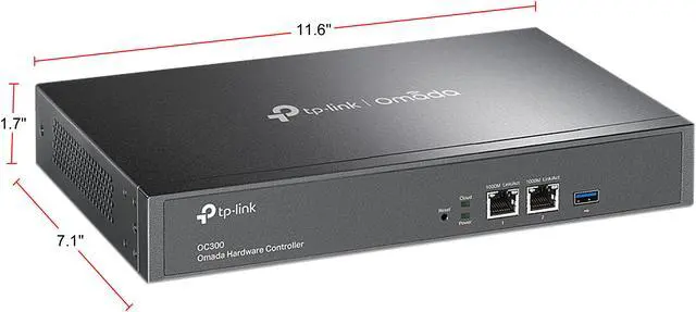 Alt view image 4 of 9 - TP-Link Omada Hardware Controller | SDN Integrated | 2 Gigabit Port + 1 USB 3.0 Port | Manage Up to 500 Devices | Easy & Intelligent Network Monitor & Maintenance | Cloud Access & Omada App (OC300)