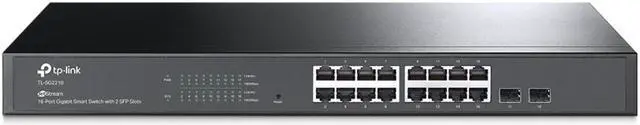 Alt view image 2 of 4 - TP-Link TL-SG2218P | 16 Port Gigabit Smart Managed PoE switch | 16 PoE+ Ports @150W, 2 SFP Slots | Omada SDN Integrated | PoE Recovery | IPv6 | Static Routing