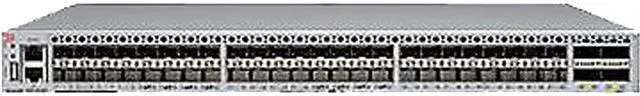 Main image of Extreme Networks - BR-VDX6740-64-F - Brocade VDX 6740 - Switch - L3 - managed - 48 x 1 Gigabit SFP/ 10 Gigabit SFP+ + 4