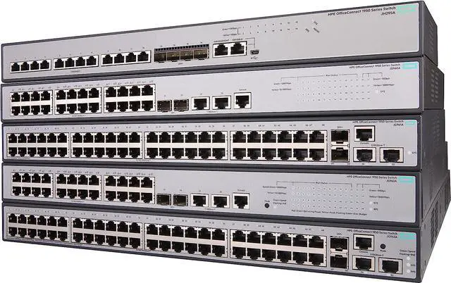 Alt view image 4 of 6 - HPE OfficeConnect 1950 48-Port Gig Smart Switch-48xGE|2xSFP+|2x10GBASE-T (JG961A#ABA)