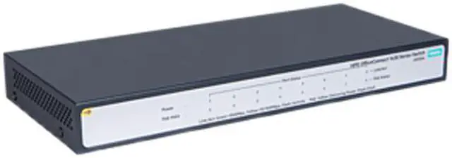 Alt view image 3 of 4 - HPE OfficeConnect 1420 8-Port PoE Gigabit Ethernet Unmanaged Switch-8xGE. 8 Ports PoE (64W) (JH330A#ABA)
