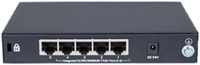 Alt view image 4 of 4 - HPE OfficeConnect 1420 5G PoE+ - Switch - unmanaged OfficeConnect 1420 5G PoE Plus (32W) Switch