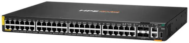 Alt view image 2 of 3 - HPE Aruba Networking CX 6200F 48G Class-4 PoE 4SFP+ 370W Switch | JL727B