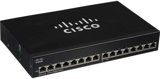 Cisco SG110-16 Ethernet Switch - 16 Ports - 1000Base-X - 2 Layer