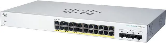 Main image of Cisco Business CBS220-24T-4G Smart Switch | 24 Port GE | 4x1G SFP | 3-Year Limited Hardware Warranty (CBS220-24T-4G-NA)