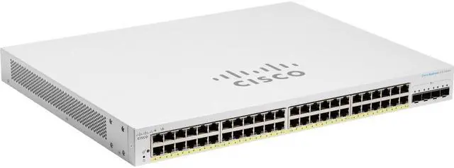 Main image of Cisco CBS220-48FP-4X Smart Switch | 48 Port GE | Full PoE | 4x10G SFP+ | 3-Year Limited Hardware Warranty (CBS220-48FP-4X-NA)