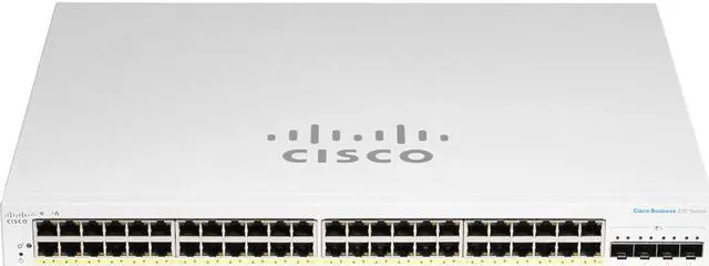 Alt view image 5 of 5 - Cisco CBS220-48FP-4X Smart Switch | 48 Port GE | Full PoE | 4x10G SFP+ | 3-Year Limited Hardware Warranty (CBS220-48FP-4X-NA)