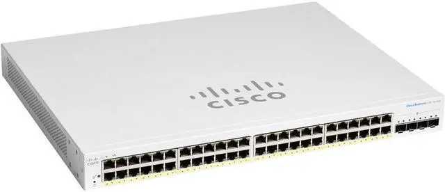Alt view image 3 of 3 - Cisco Business CBS220-48T-4G Smart Switch | 48 Port GE | 4x1G SFP | 3-Year Limited Hardware Warranty (CBS220-48T-4G-NA)