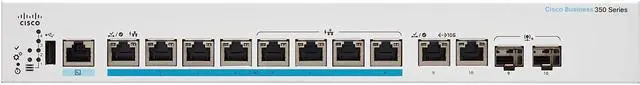 Alt view image 2 of 5 - Cisco Business CBS350-8MP-2X Managed Switch | 8 Port 2.5GE | PoE | 2x10G Combo | Limited Lifetime Hardware Warranty (CBS350-8MP-2X-NA)