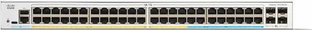 Alt view image 3 of 3 - Cisco Catalyst C1300-48P-4X Ethernet Switch, 48 Ports - Manageable - 10 Gigabit Ethernet - 10/100/1000Base-T, 10GBase-X - 3 Layer Supported
