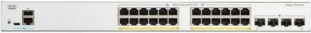 Alt view image 2 of 2 - Cisco Catalyst C1300-24FP-4G Ethernet Switch, 24 Ports - Manageable - Gigabit Ethernet - 10/100/1000Base-T, 1000Base-X - 3 Layer Supported