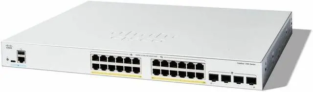 Main image of Cisco Catalyst C1300-24FP-4G Ethernet Switch, 24 Ports - Manageable - Gigabit Ethernet - 10/100/1000Base-T, 1000Base-X - 3 Layer Supported