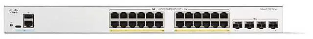 Alt view image 2 of 2 - Cisco Catalyst C1300-24FP-4X Ethernet Switch, 24 Ports, Manageable, 10 Gigabit Ethernet, 10/100/1000Base-T, 10GBase-X, 3 Layer Supported, 370 W PoE Budget