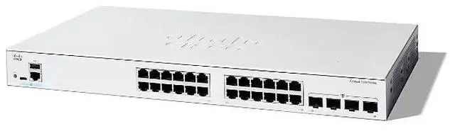 Main image of Cisco Catalyst C1300-24T-4G Ethernet Switch, 24 Ports - Manageable - Gigabit Ethernet - 10/100/1000Base-T, 1000Base-X - 3 Layer Supported