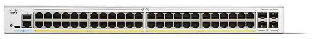 Alt view image 2 of 2 - Cisco Catalyst C1300-48FP-4G Ethernet Switch, 48 Ports - Manageable - Gigabit Ethernet - 10/100/1000Base-T, 1000Base-X - 3 Layer Supported