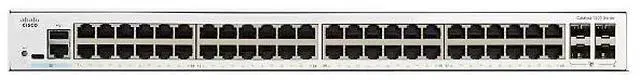 Alt view image 2 of 2 - Cisco Catalyst C1300-48T-4G Ethernet Switch, 54 Ports - Manageable - Gigabit Ethernet - 1000Base-X, 10/100/1000Base-T - 3 Layer Supported