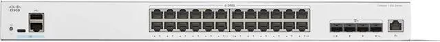 Alt view image 2 of 5 - Cisco Catalyst 1300 C1300-24XT Layer 3 Switch, 20 Ports - Manageable - Gigabit Ethernet, 10 Gigabit Ethernet - 10GBase-T, 10GBase-X - 3 Layer Supported