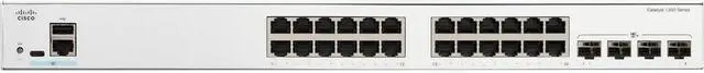 Main image of Cisco Catalyst C1300-24T-4X Ethernet Switch, 24 Ports - Manageable - 10 Gigabit Ethernet - 10/100/1000Base-T, 10GBase-X - 3 Layer Supported