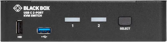 Alt view image 4 of 7 - Black Box USB-C 4K KVM Switch 2-Port