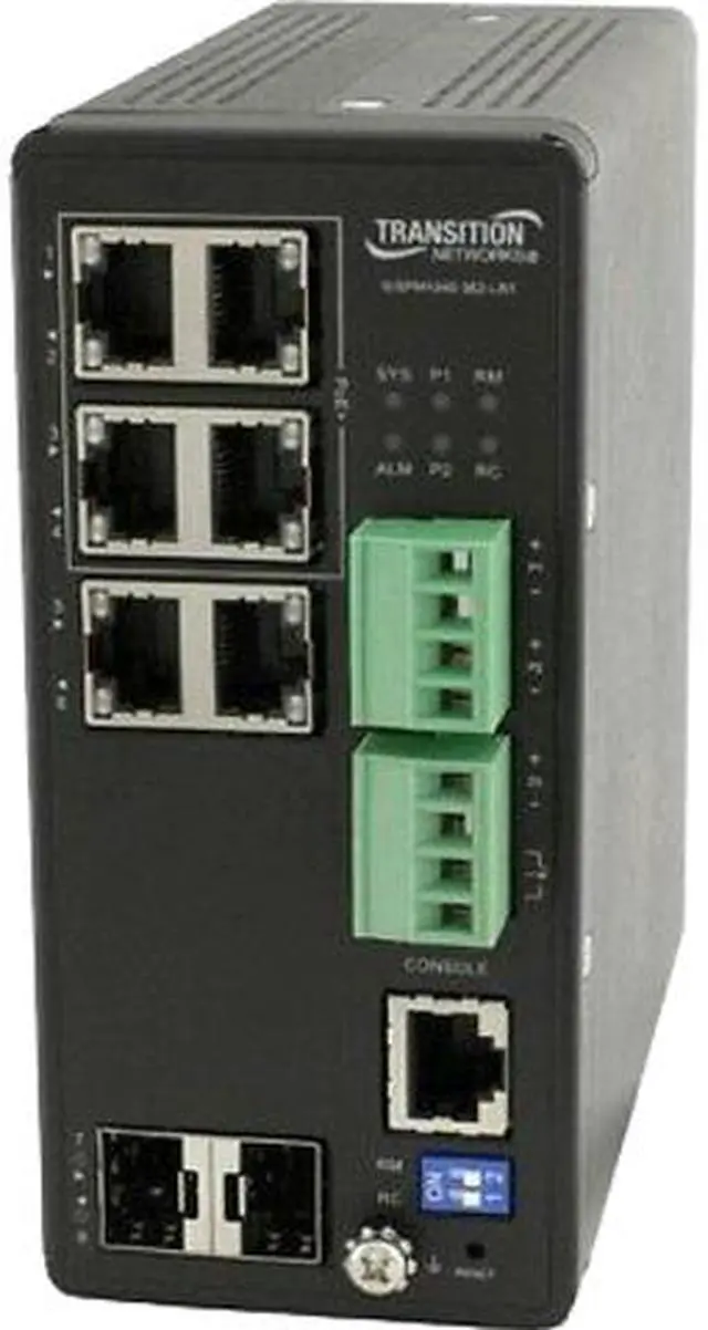 Main image of TRANSITION NETWORKS SISPM1040-362-LRT MNGDHRDNDPOE+SW 4X10/100/1000