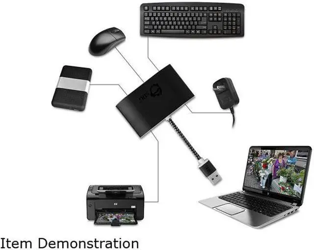 Alt view image 5 of 5 - Quickly Adds Four Usb 3.0 Ports To Your Computer And Provides Optional Power Ada