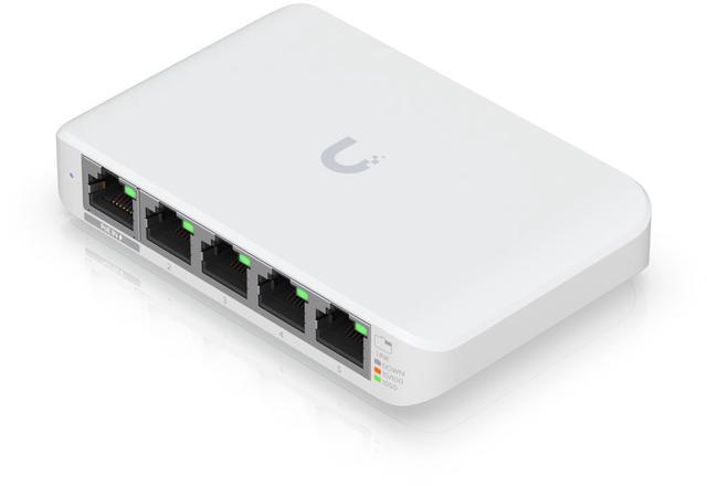 Alt view image 2 of 8 - Ubiquiti Flex Mini, 5-port PoE Layer 2 Switch (USW-Flex-Mini)
