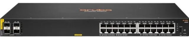 Main image of HPE Aruba Networking CX 6000 24G Class4 PoE 4SFP 370W Switch | R8N87A#ABA