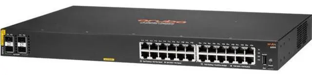 Alt view image 2 of 3 - HPE Aruba Networking CX 6000 24G Class4 PoE 4SFP 370W Switch | R8N87A#ABA