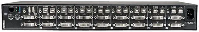 Alt view image 3 of 5 - Vertiv Cybex SC900 Secure Desktop KVM | 8 Port Dual-Head | DVI-I DPP | TAA