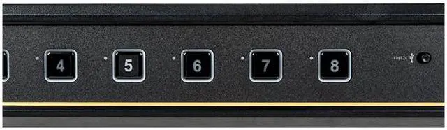 Alt view image 4 of 5 - Vertiv Cybex SC900 Secure Desktop KVM | 8 Port Dual-Head | DVI-I DPP | TAA