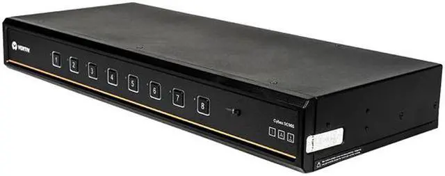 Alt view image 2 of 5 - Vertiv Cybex SC900 Secure Desktop KVM | 8 Port Dual-Head | DVI-I DPP | TAA