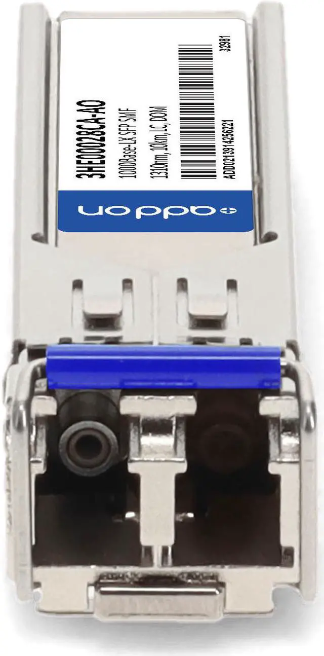 Alt view image 8 of 8 - AddOn Alcatel-Lucent Nokia® 3HE00028CA Compatible TAA 1000Base-LX SFP Transceiver (SMF, 1310nm, 10km, LC, DOM)