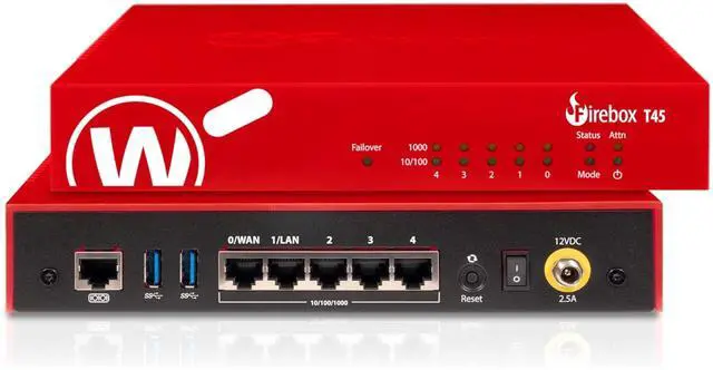 Alt view image 2 of 7 - WatchGuard Firebox T45-W-PoE Network Security/Firewall Appliance