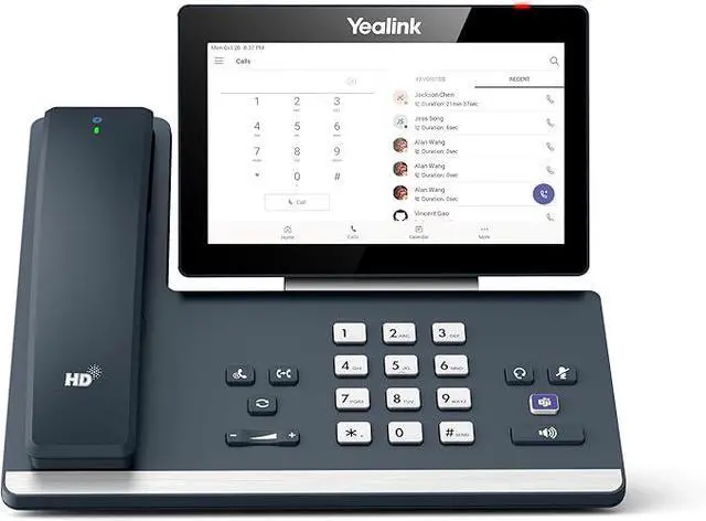 Main image of Yealink MP58-WH E2 VoIP Phone, Corded, Bluetooth Interface, Wi-Fi - Wall Mountable, Desktop, 7" LCD - 2 x Network (RJ-45)