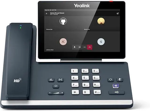 Alt view image 3 of 3 - Yealink MP58-WH E2 VoIP Phone, Corded, Bluetooth Interface, Wi-Fi - Wall Mountable, Desktop, 7" LCD - 2 x Network (RJ-45)