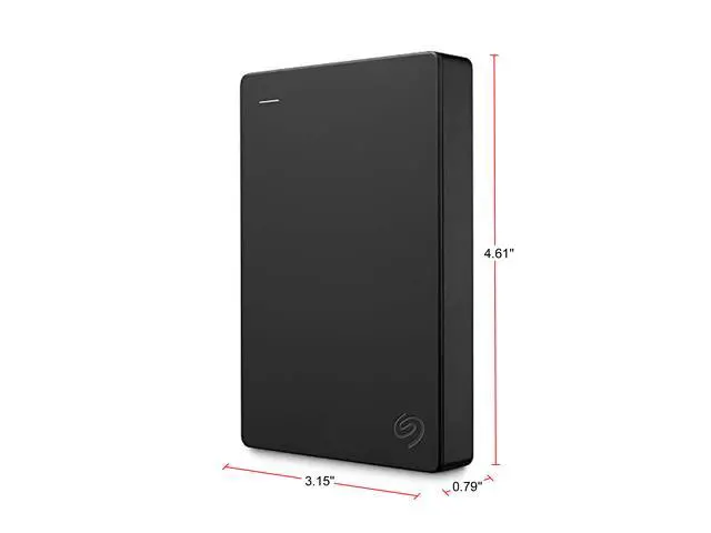 Alt view image 3 of 16 - Seagate Portable 4TB External Hard Drive HDD Slim - USB 3.0 for PC Laptop and Mac (STGX4000400)
