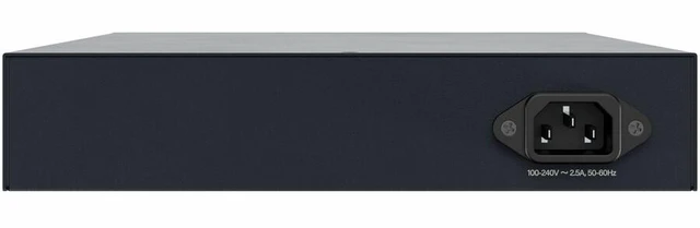 Alt view image 2 of 4 - Luxul 1Gb L2/L3 Managed Switch - 8 PoE+, 2 RJ45, 2 SFP Front-Facing Ports - 8 Ports - Manageable - Gigabit Ethernet - 1000Base-T, 1000Base-X - 3 Layer Supported - Modular - TAA - SW-505-8P-F