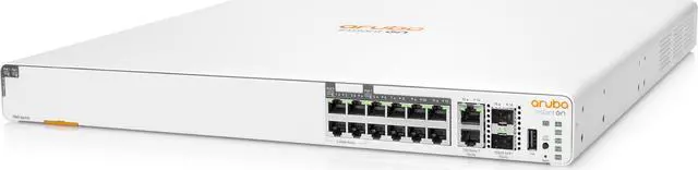 Main image of HPE Networking Instant On Switch 8p Gigabit CL4 4p SR2.5G CL6 PoE 2p 10GBT 2p SFP+ 480W 1960 (S0F35A#ABA)