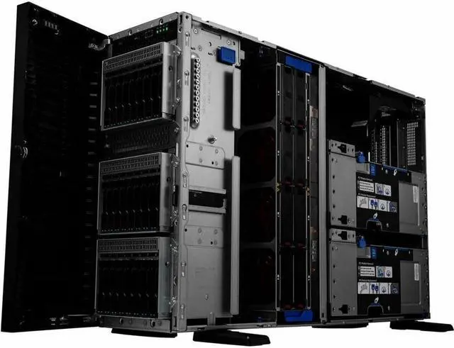 Alt view image 4 of 4 - HPE ProLiant ML350 G11 4U Tower Server - 1x Intel Xeon Gold 5418Y (2.0 GHz) - 32 GB RAM - Intel C741 Chip -  8 x SFF Bay - Hot Swappable Bays - 1x 800W  P53570-001