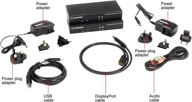 Alt view image 6 of 6 - Black Box KVX KVM Extender KVXLCDP100