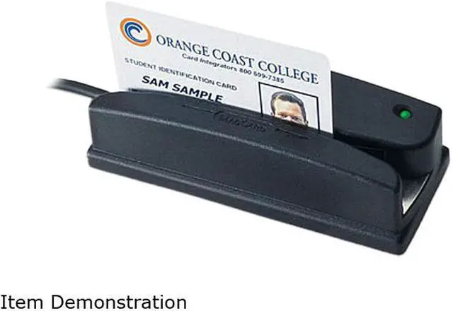 Main image of ID Tech WCR3227-533C Omni Credit Card Reader for  Barcode and MagStripe Media
