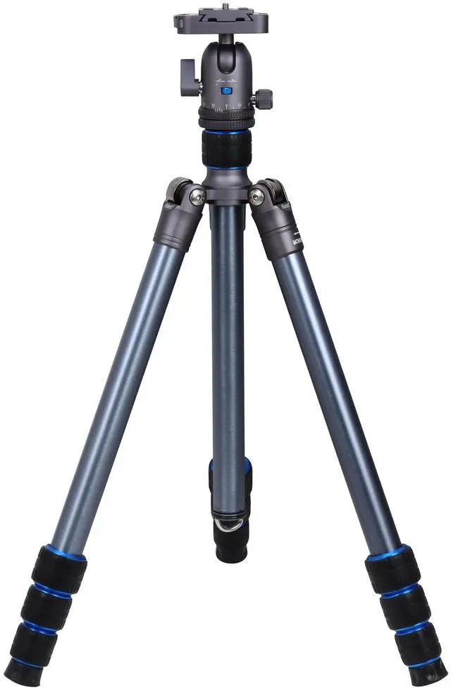 Alt view image 4 of 9 - Dolica Nest LS600AK - 60" Aero Space Aluminum Grade Professional Tripod with Ball Head and Integrated Monopod