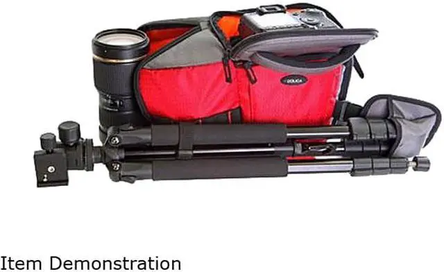 Alt view image 6 of 6 - DOLICA SB-015RD Red Professional DSLR/ Mirrorless ILC Sling Bag