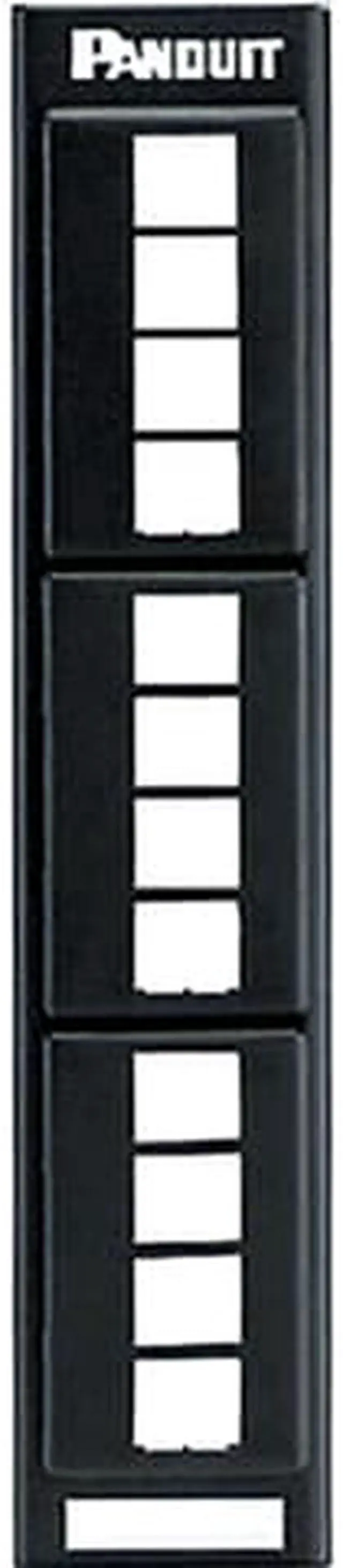 Main image of Panduit NKFP12W Patch Panel, Vertical, Wall Mount, 12Port, Flat, Stainless Steel