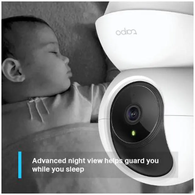 Alt view image 4 of 5 - TP-Link Tapo Pan/Tilt Security Camera for Baby Monitor, Pet Camera w/ Motion Detection, 1080P, 2-Way Audio, Night Vision, Cloud & SD Card Storage, Works with Alexa & Google Home (Tapo C200)