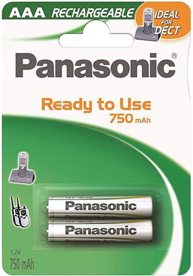 Panasonic AAA NiMH Rechargeable Batteries for Cordless Phones - HHR-4DPA