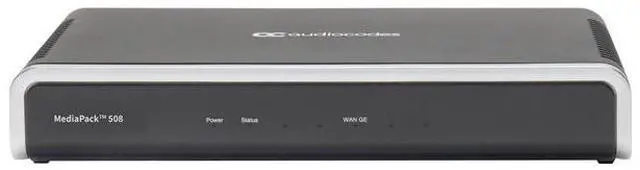 Main image of Audiocodes Mediapack MP-508 Analog VoIP Gateway (MP508/4S4O/SIP)